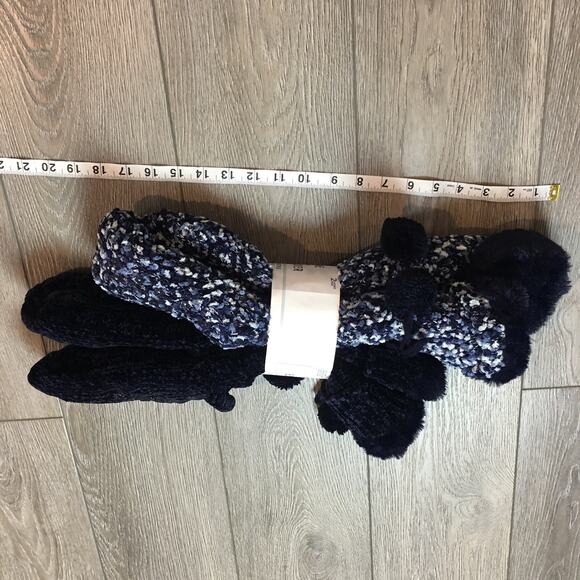 NWT Jane & Bleeker Slipper Sock Super Soft Plushfill Lined Sock size 4-10 2 Pair - Picture 4 of 6